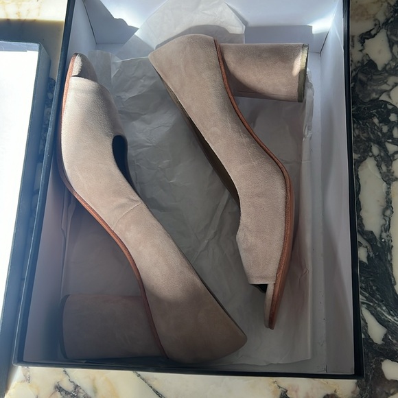 Rachel Comey suede block heel pumps shoes - Picture 3 of 5